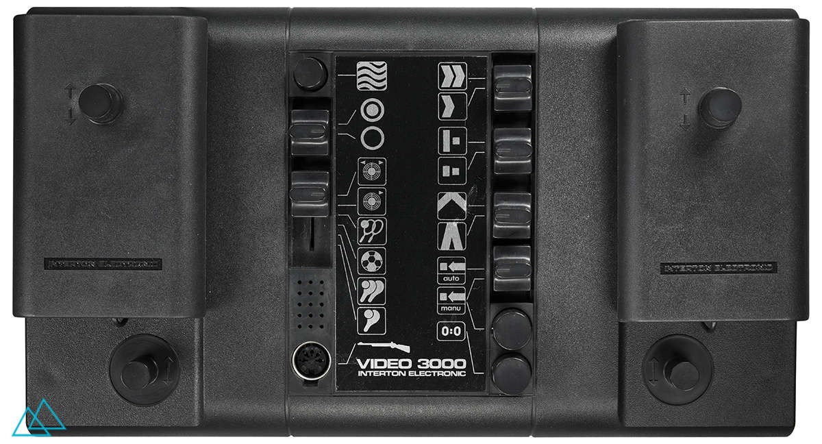 Top view dedicated video game console Interton Electronic Video 3000