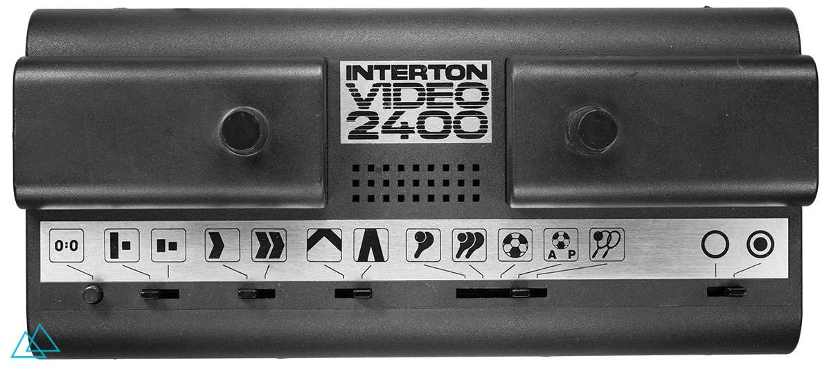 Top view dedicated video game console Interton Electronic Video 2400