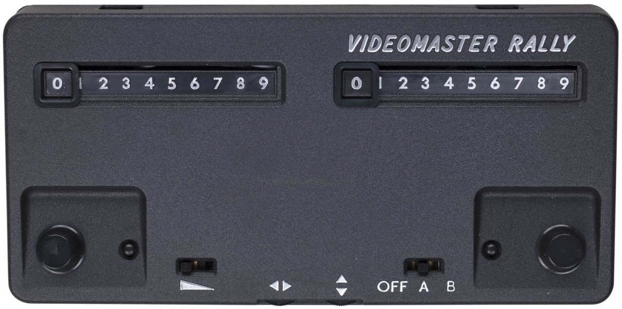 Top view dedicated video game console Videomaster Rally (VM4 MK1)