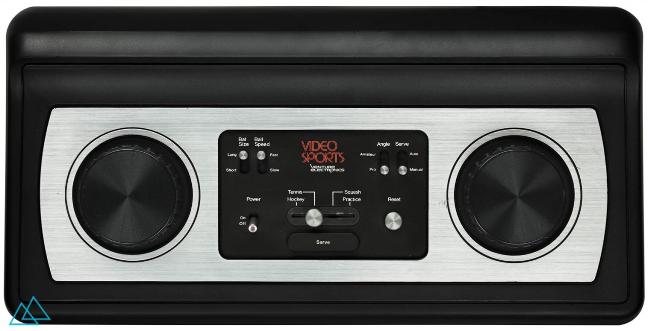 Top view dedicated video game console Venture Electronics Video Sports VS-1