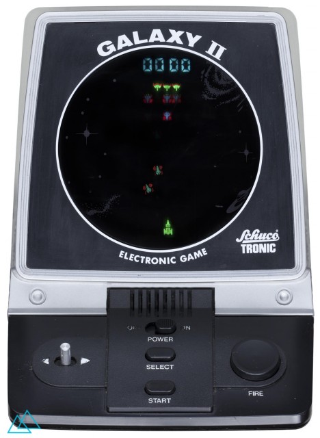 Top view dedicated video game console Schuco Galaxy 2