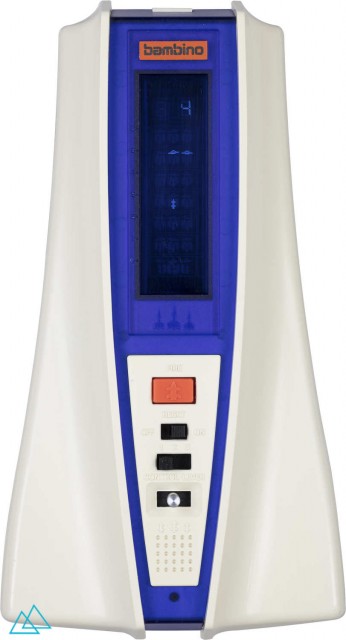 Top view dedicated video game handheld console Bambino Ufo Masterblaster Station