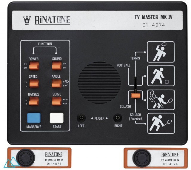Top view dedicated video game console Binatone TV Master MK IV (01-4974)